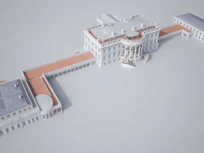 The White House 3D model