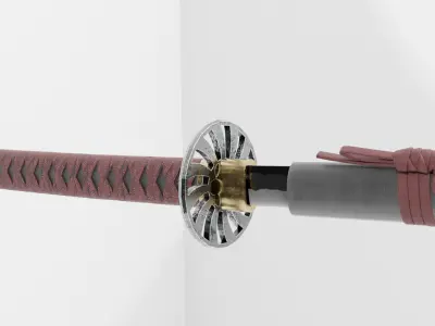 Realistic Katana 3D Model 3D model
