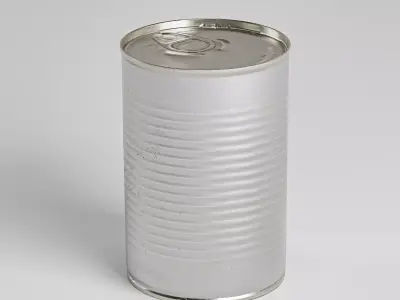 Tin Can Low-poly 3D model purchase