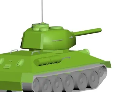  Tank T34 3D model