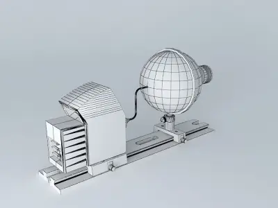 Filter Transmission Measurement Bench Free 3D model