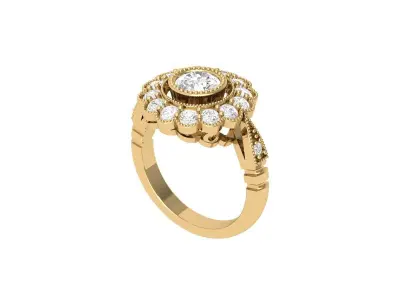 Wedding Ring  3D print model 355