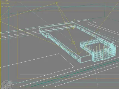 Industry Building 3D model get