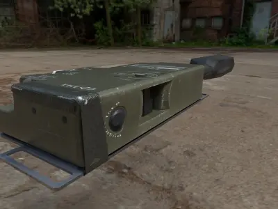 Military Rescue Radio 3D Model 3D model
