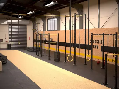 CrossFit Training Center 3D model