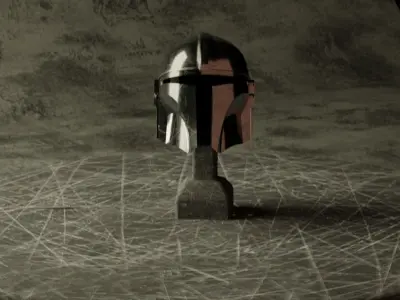 Mandalorian Helmet 3D model purchase