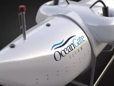 Titan Ocean Gate 3D Model Free 3D model