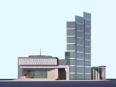 Office Building 3D model 257