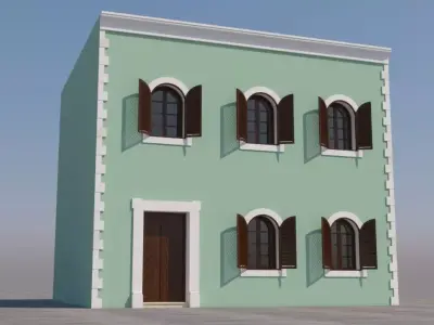Mexican House 3D model get