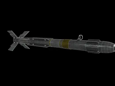 PL Missiles Low-poly 3D model