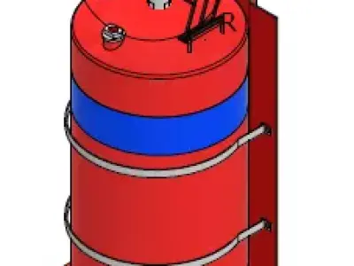 Cylinder Tank 3D model