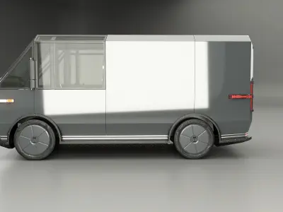 Canoo MPDV Low-poly 3D model