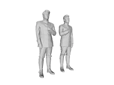 Printle MoDualls Brothers 001 P 3D print model