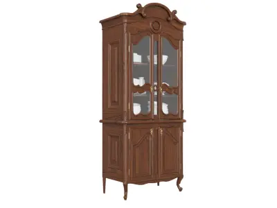 Classic style display cabinet 750 3D model
