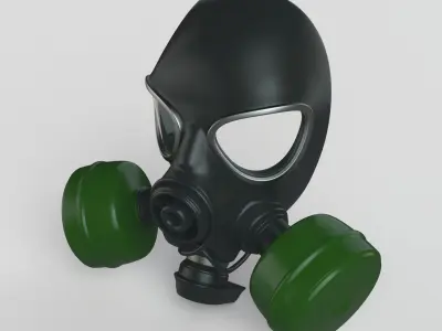 Gas Mask 3D model get