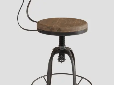 Industrial Chair Free 3D model