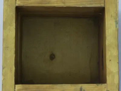 Box High Poly wooden 3D model