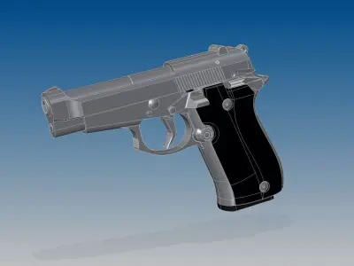 Beretta 84F 3D model