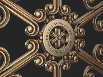 Rosette Ornament  3D print model