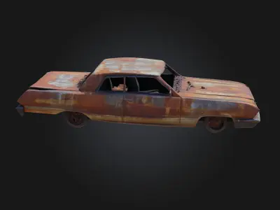 Rusty Classic  Vintage Decay with Timeless Character 3D model