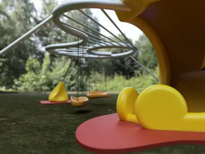 Juego Infantil 3D model