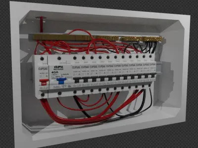 Circuit Board Free 3D model