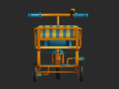 Childrens Tricycle 3D model