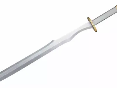 Sword 36 Low-poly 3D model
