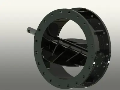 Throttle  Valvola a farfalla Free 3D model