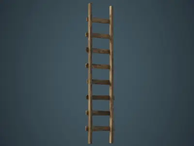 Ladder 2A Low-poly 3D model