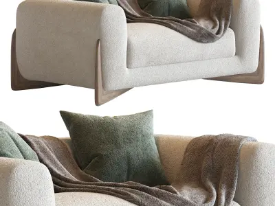 Softbay Armchair 3D model