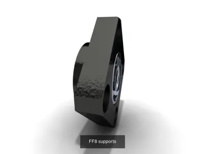FF supports collection 8 stl model 3D Model Pack