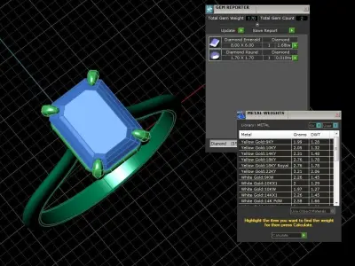 Engagment Jewelry Ring 211 3D print model