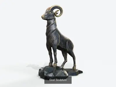Animal Sculpture 2 3D Model Pack