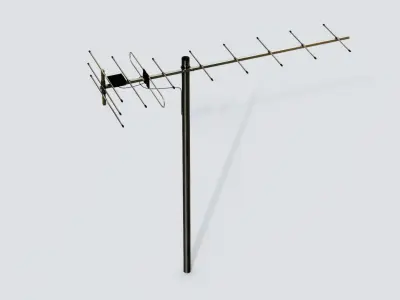 Antenna 16 Low-poly 3D model