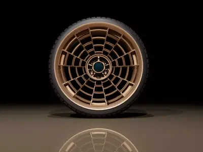 C7SSW wheel 3D model