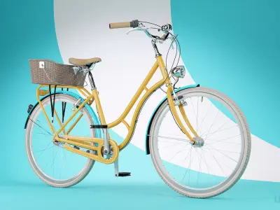 Bicycle  Ladys Bike 3D model