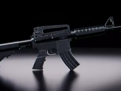 The Tactical Carbine Modern M4A1 Low-poly 3D model