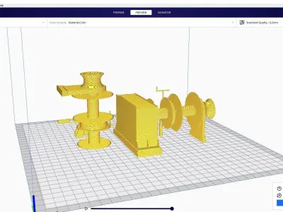 Windlass Machine 3d printed 3D print model