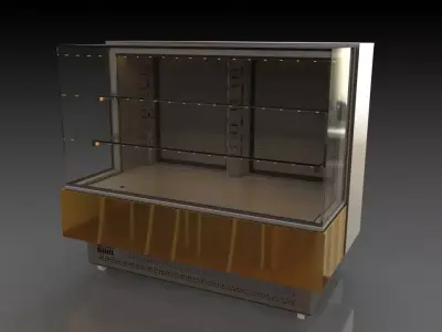 VITRINA NAPOLES REFRIGERADA 1350 3D model