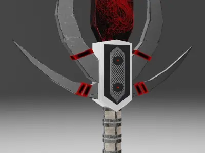 Ishar sword Free low-poly 3D model