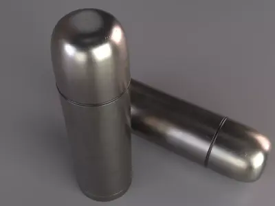 Thermos Low-poly 3D model