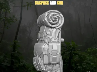 Jungle Kit for action Figures 3D print model