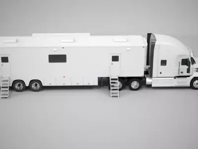 Exhibition Semi Truck 3D model