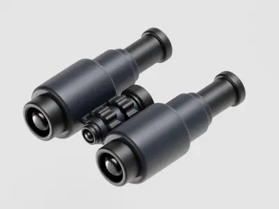 Binoculars Low-poly 3D model order