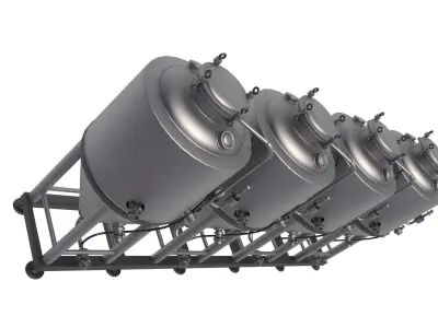 Brewery Fermentation Tank 3D model buy