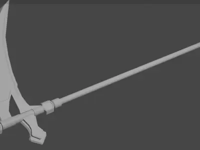 Scythe sword 3D model