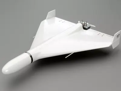 GERAN-2 Drone Low-poly 3D model