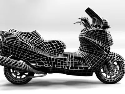 SUZUKI BURGMAN 650 3D model