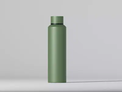 Minimalistic Water Bottle Free 3D model